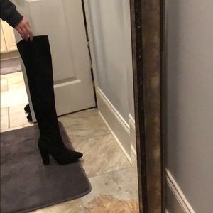 Over the knee black Steve Madden boots